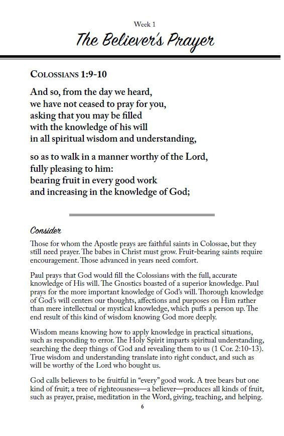 Christ Above All: Memory Verses from Colossians