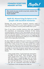 Remember the Words: Why and How to Make Scripture Memory a Way of Life
