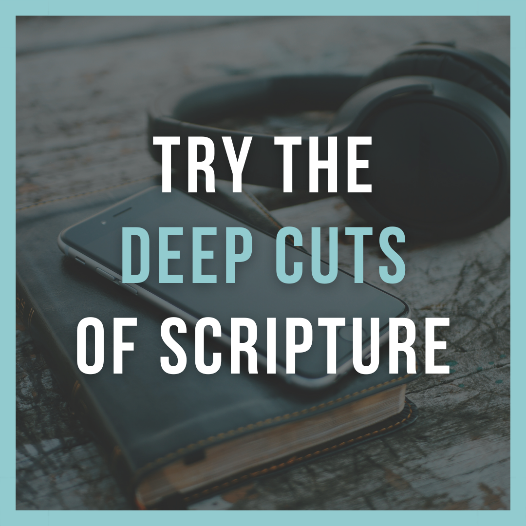 Try the Deep Cuts of Scripture